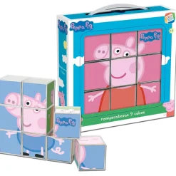 CEFA Juguetes Educativos Y Libros|Juegos Y Puzzles*Peppa Pig - Rompecabezas 9 Cubos
