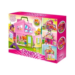 PINYPON Coleccionables Y Mini Mundos*- Casa rosa maletín