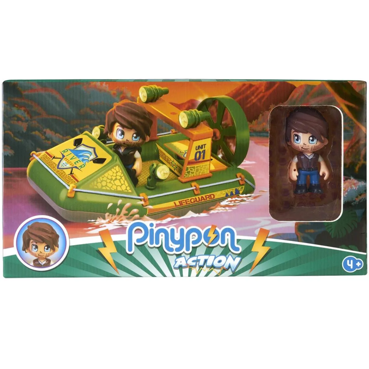 FAMOSA Coleccionables Y Mini Mundos*Pinypon - Lancha de rescate Pinypon Action Wild