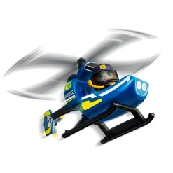 PINYPON Coleccionables Y Mini Mundos*- Mini helicóptero de policía Action