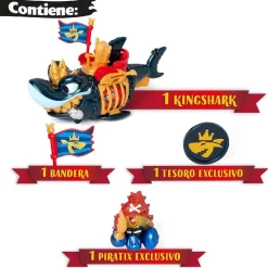 PIRATIX Figuras De Acción*- King Shark Golden Teeth