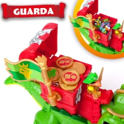 PIRATIX Figuras De Acción*Crazy Jungle - King Croc