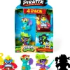PIRATIX Figuras De Acción*Crazy Jungle - Pack de 4 (varios modelos)
