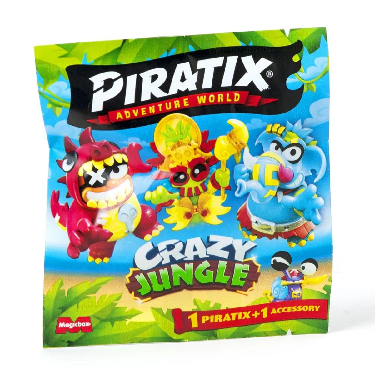 PIRATIX Figuras De Acción*Crazy Jungle - Sobre con figura sorpresa