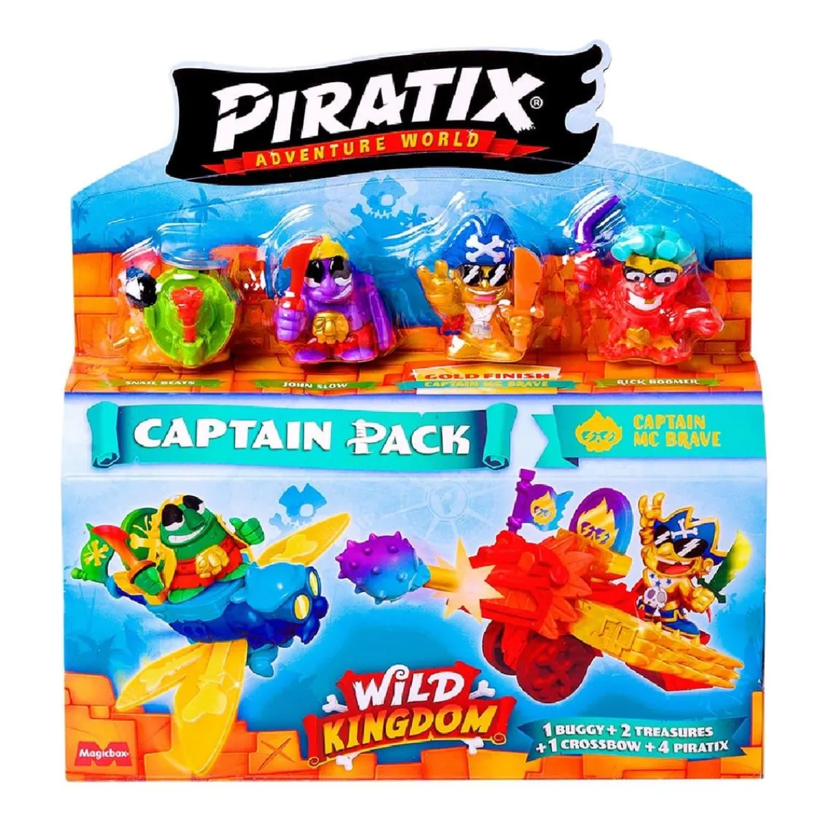 40 SETTIMANE Figuras De Acción*Piratix Wild Kingdom - Captain Pack (Varios Modelos)