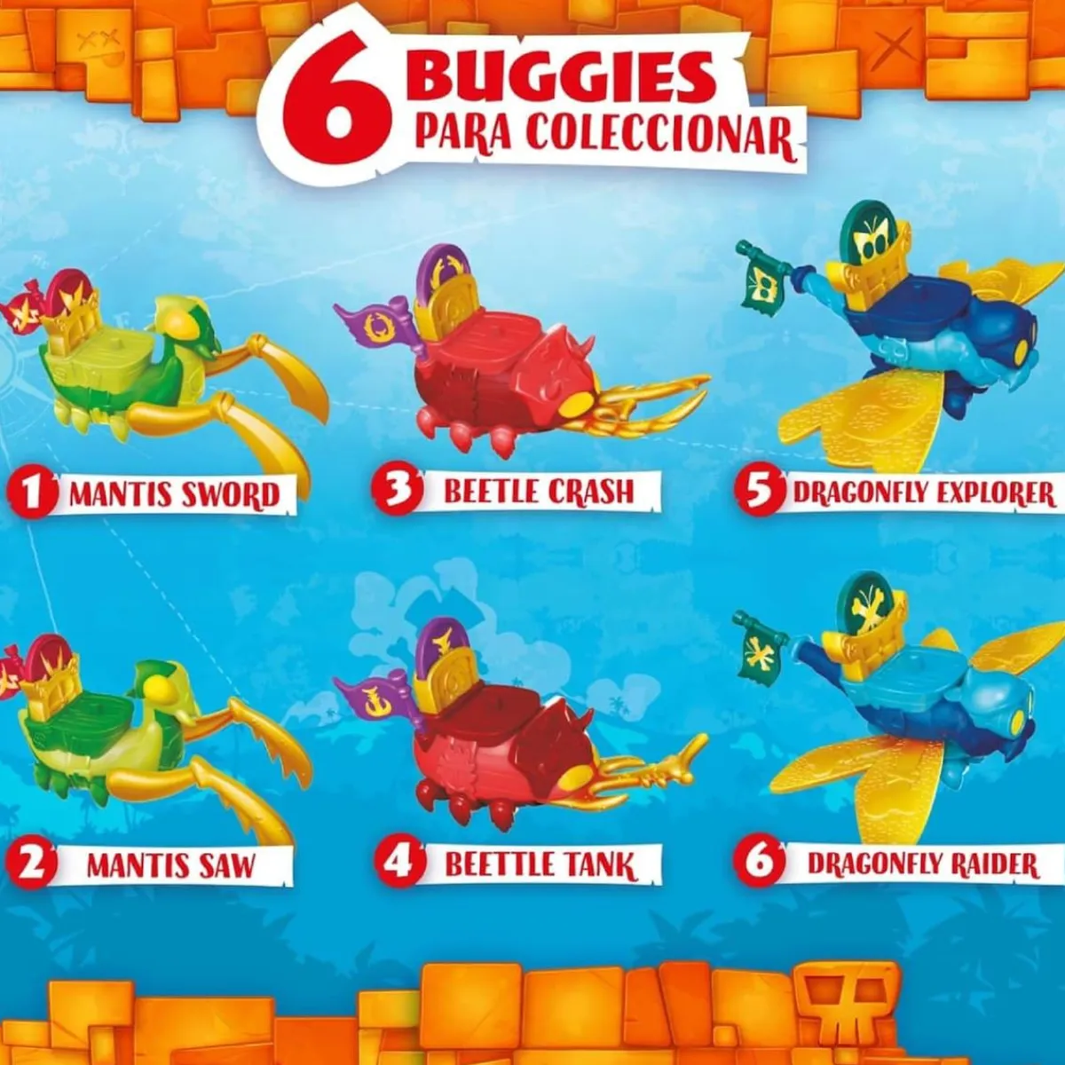 40 SETTIMANE Figuras De Acción*Piratix Wild Kingdom - Jungle Buggies (Varios Modelos)