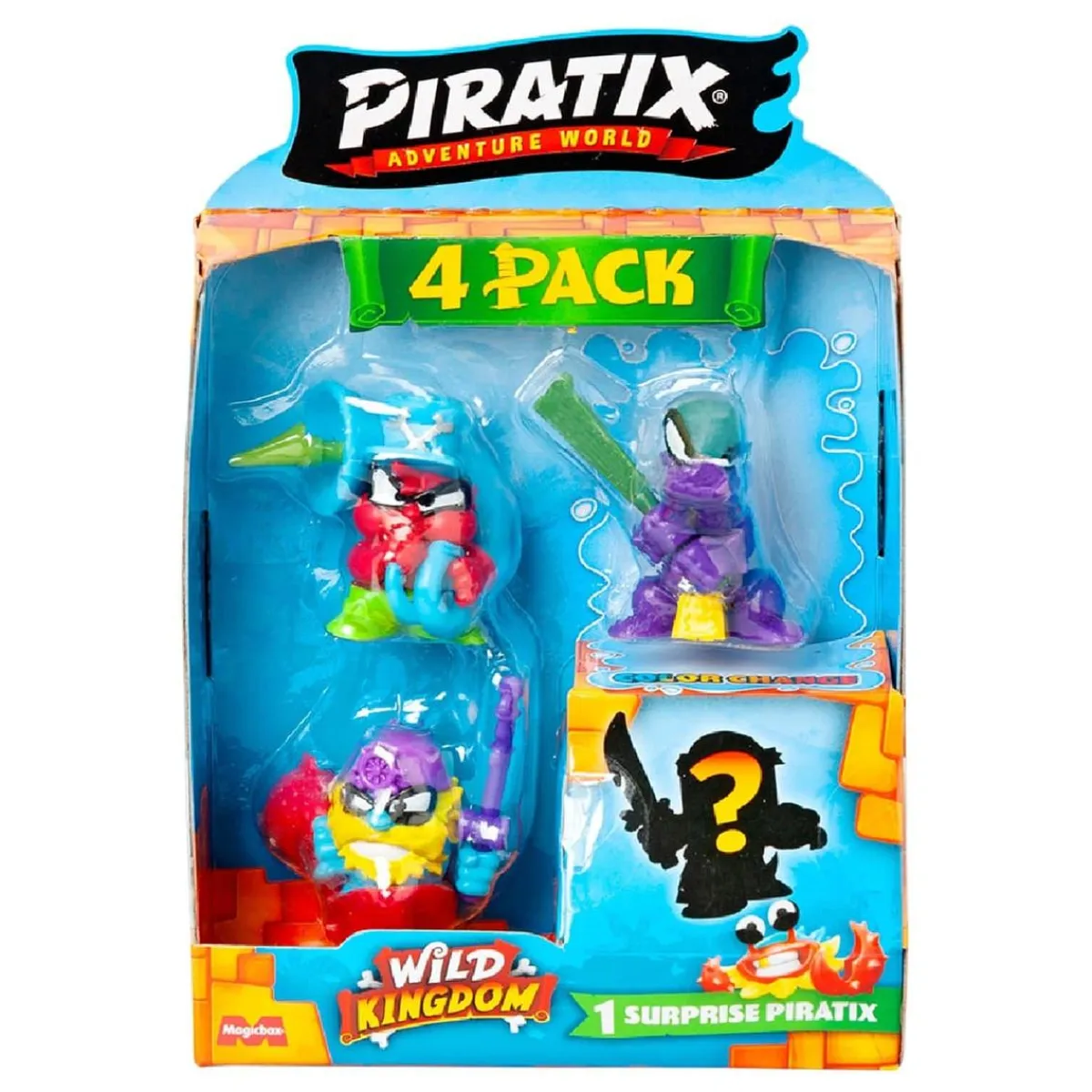 40 SETTIMANE Figuras De Acción*Piratix Wild Kingdom - Pack 4 figuras (Varios Modelos)