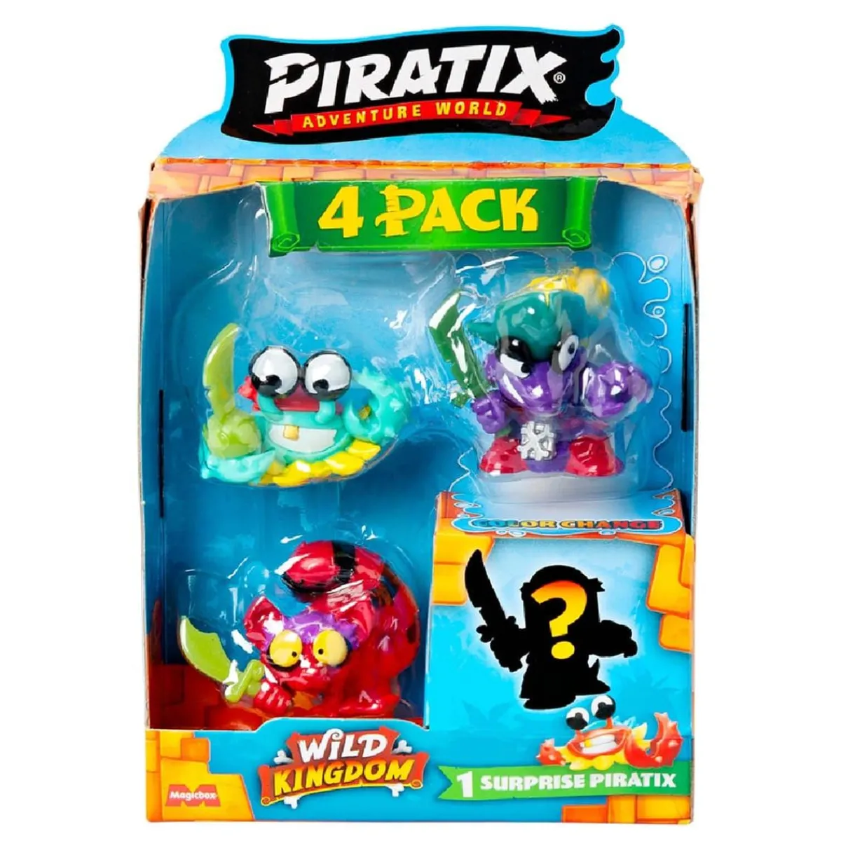 40 SETTIMANE Figuras De Acción*Piratix Wild Kingdom - Pack 4 figuras (Varios Modelos)
