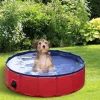 PawHut Coleccionables Y Mini Mundos*Piscina plegable para mascotas 80 cm