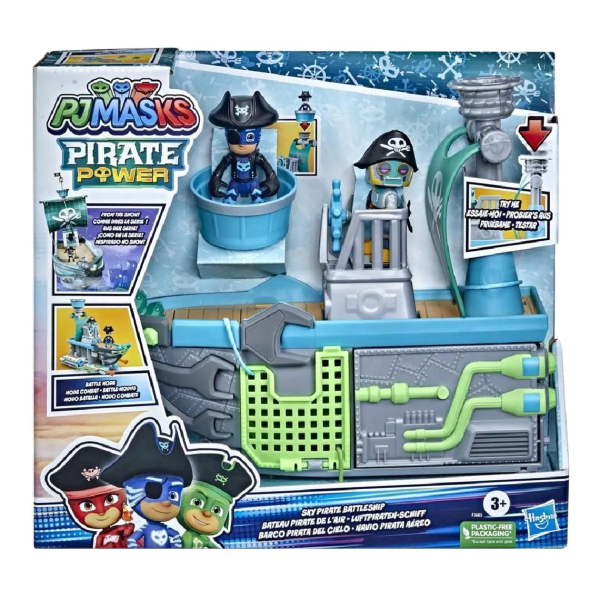 PJMASKS Coleccionables Y Mini Mundos*PJ Masks - Barco pirata
