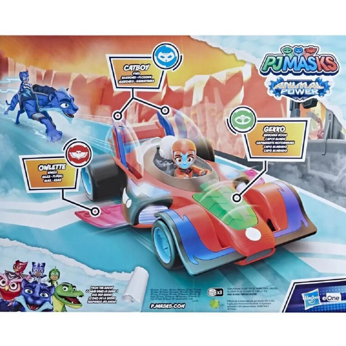 PJMASKS Coleccionables Y Mini Mundos*PJ Masks - Vehículo transformable Animal Power