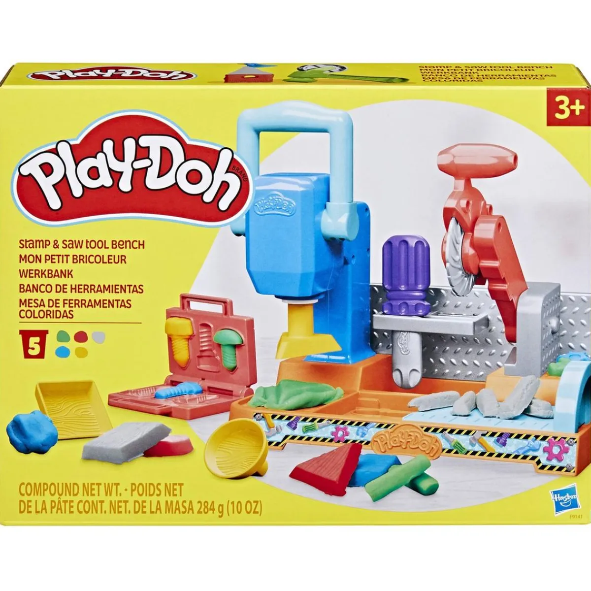 HASBRO IBERIA Steam|Arte Y Manualidades*Play-Doh - Banco de herramientas