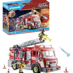 PLAYMOBIL Juguetes De Construcción*- Camión de Bomberos City Action