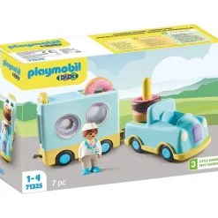PLAYMOBIL Juguetes De Construcción*- Camión de donut con función de apilado y clasificación ㅤ