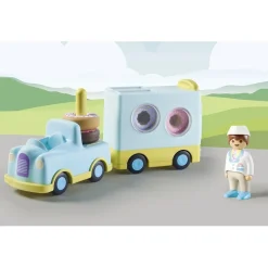 PLAYMOBIL Juguetes De Construcción*- Camión de donut con función de apilado y clasificación ㅤ