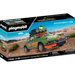 PLAYMOBIL Juguetes De Construcción*- Carrera Porsche 911 Offroad con Funciones y Accesorios ㅤ