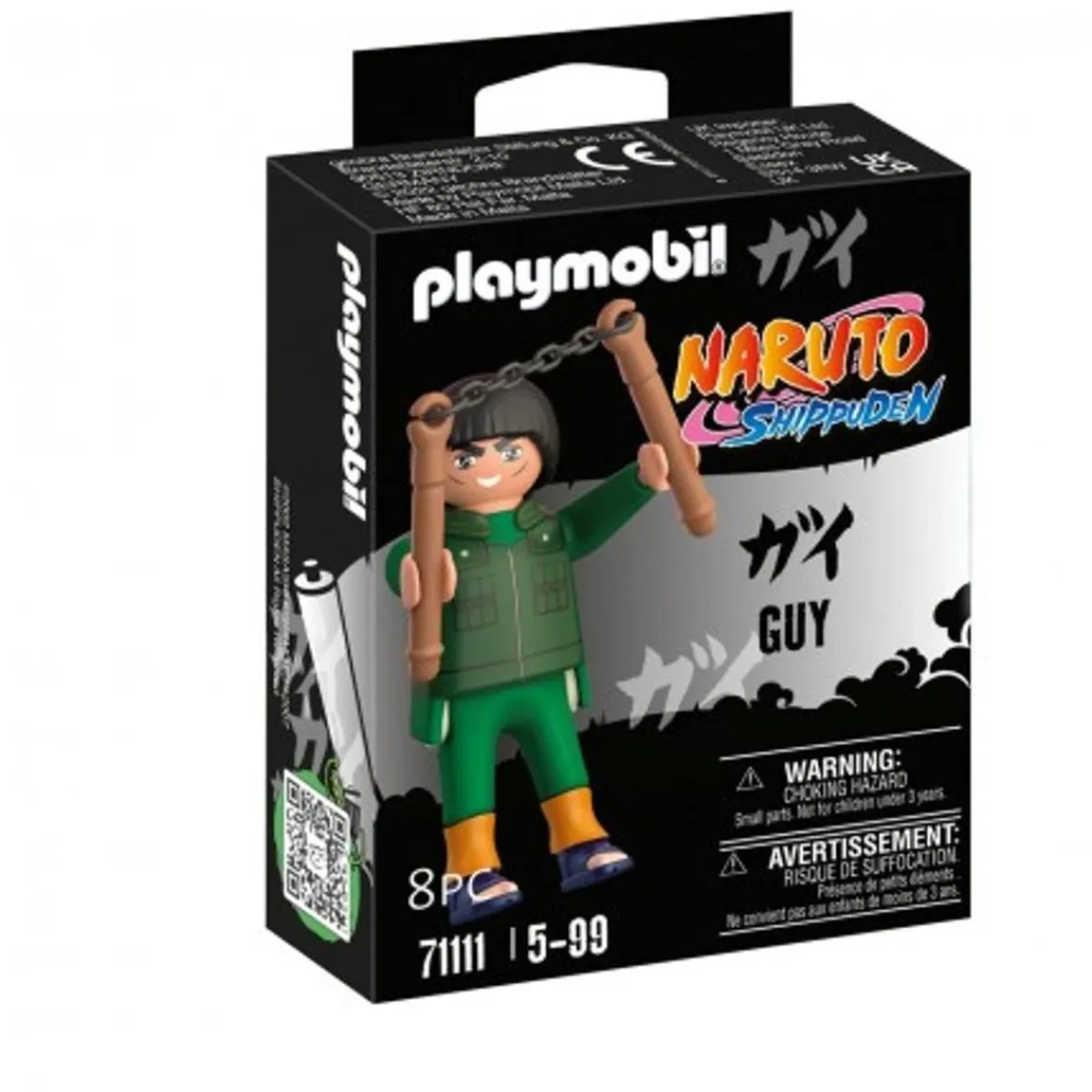 PLAYMOBIL Juguetes De Construcción*- Figura de Guy con traje verde y sandalias shinobi ㅤ