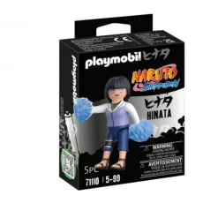PLAYMOBIL Juguetes De Construcción*- Figura ninja Hinata con cabello negro y chaqueta blanca y lila ㅤ