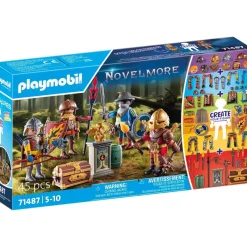 PLAYMOBIL Juguetes De Construcción*- Figuras Defensores del Reino Novelmore ㅤ