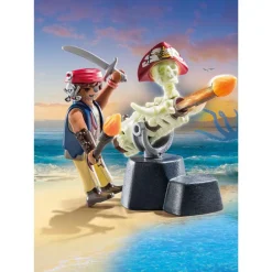 PLAYMOBIL Juguetes De Construcción*- Juguete Artillero de Piratas ㅤ