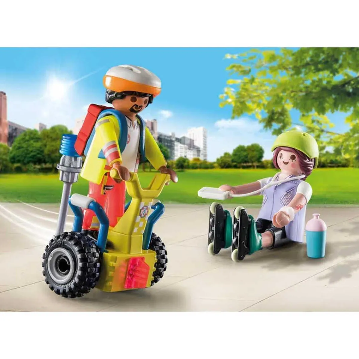 PLAYMOBIL Juguetes De Construcción*- Pack inicial de rescate con Balance Racer