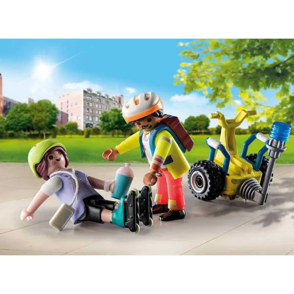 PLAYMOBIL Juguetes De Construcción*- Pack inicial de rescate con Balance Racer