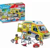 PLAYMOBIL Juguetes De Construcción*- City Life Ambulancia con luz y sonido ㅤ