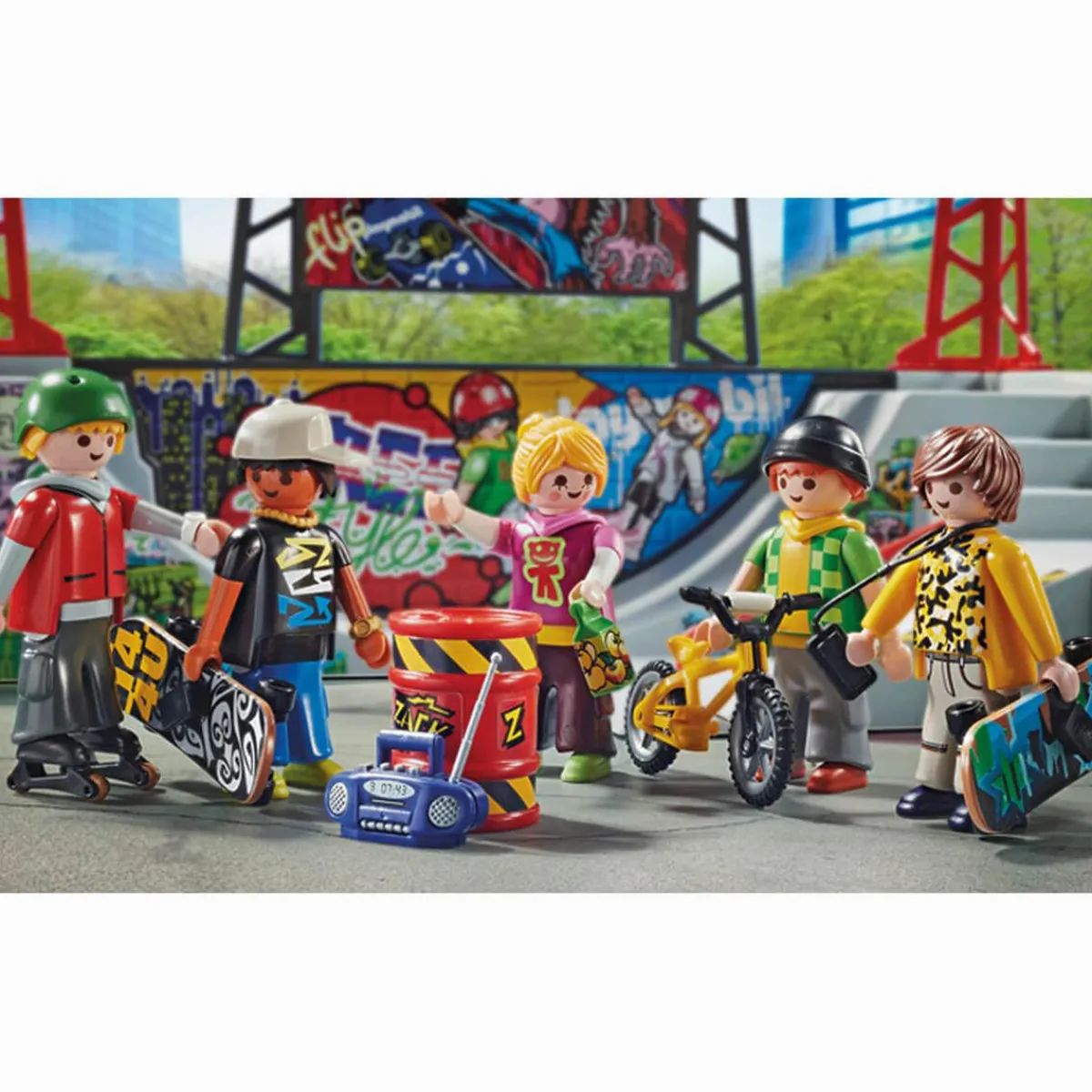 PLAYMOBIL Juguetes De Construcción*- Skate Park 70168