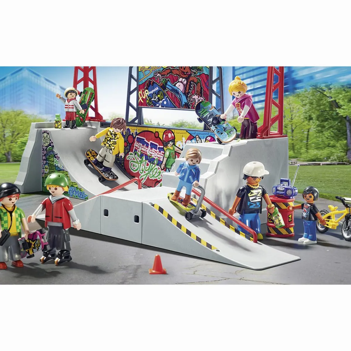 PLAYMOBIL Juguetes De Construcción*- Skate Park 70168