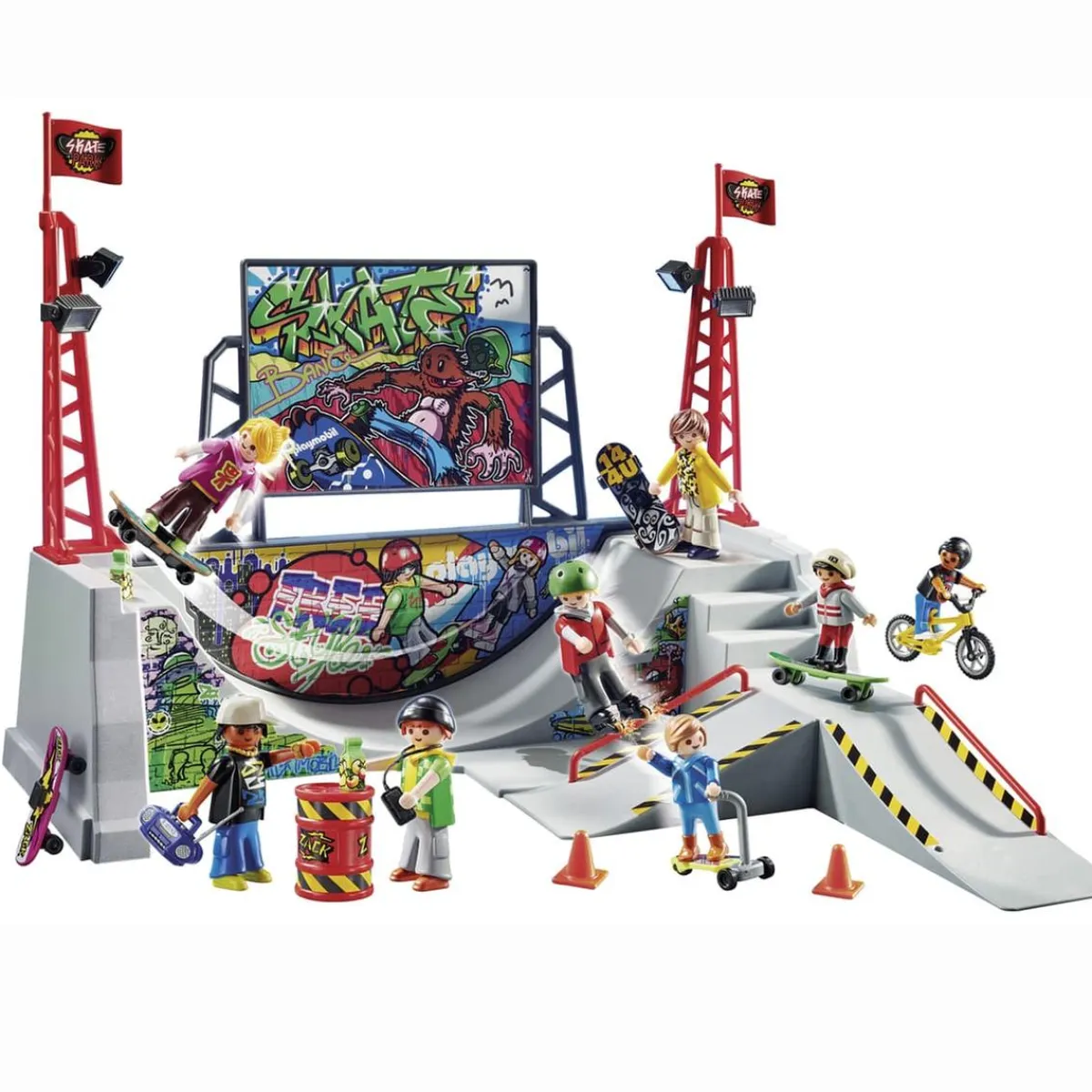 PLAYMOBIL Juguetes De Construcción*- Skate Park 70168