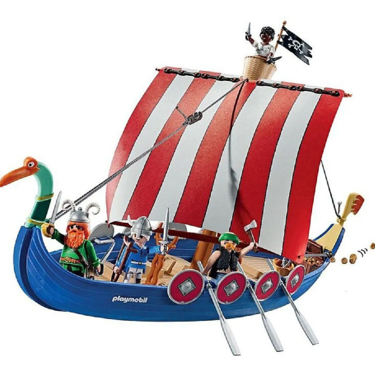 PLAYMOBIL Juguetes De Construcción*Astérix - Barco Pirata