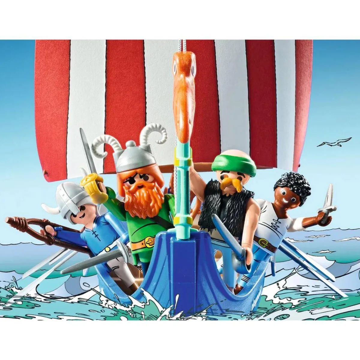 PLAYMOBIL Juguetes De Construcción*Astérix - Barco Pirata