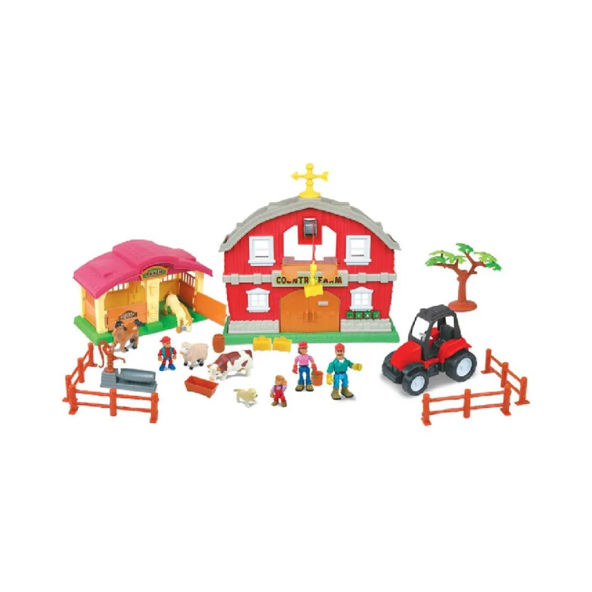 ANIMAL WORLD Coleccionables Y Mini Mundos*Playset granja con accesorios