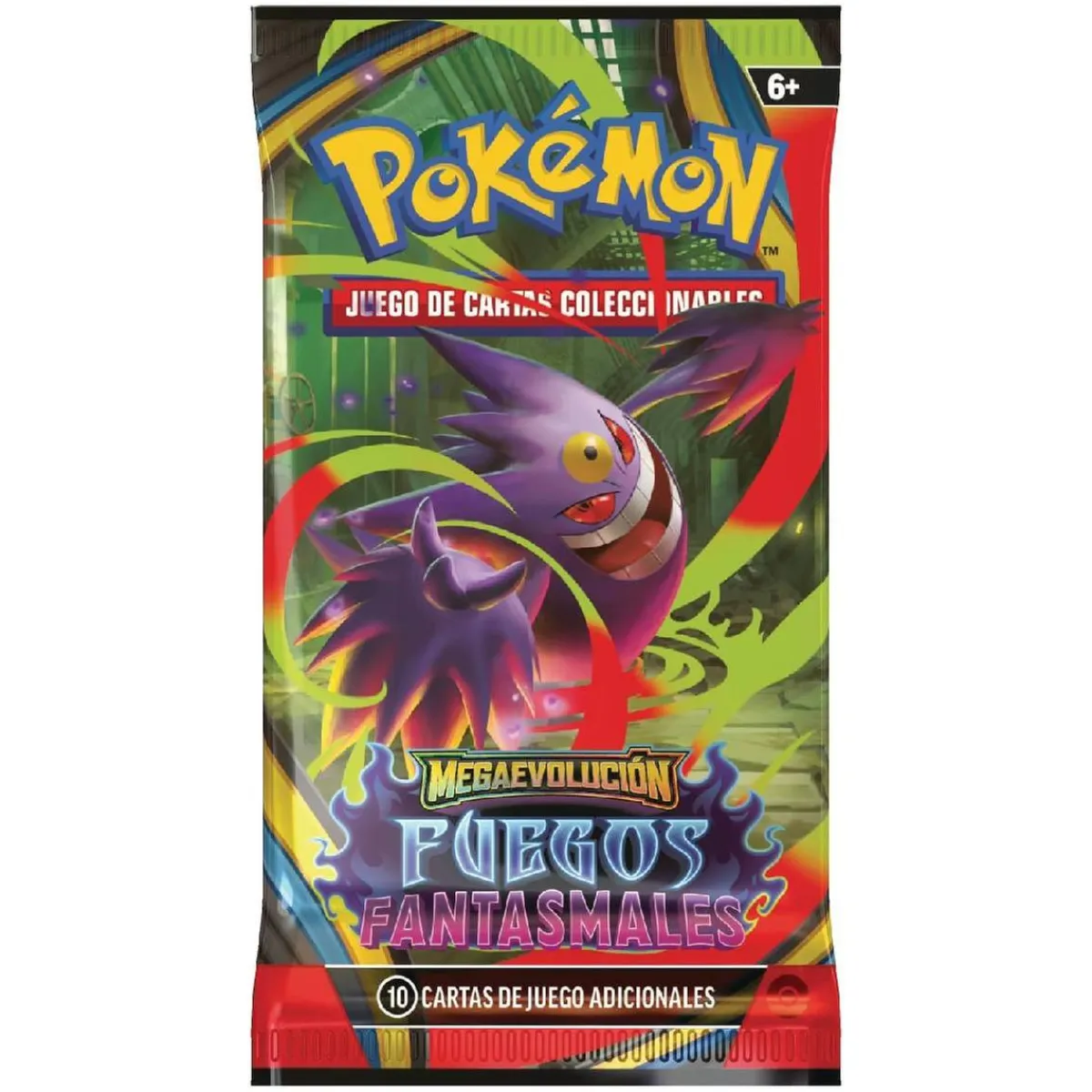 BANDAI Friki Zone|Juegos Y Puzzles*Pokémon - Megaevolución Fuegos Fantasmales - Sobre cartas coleccionables en español (Varios modelos)