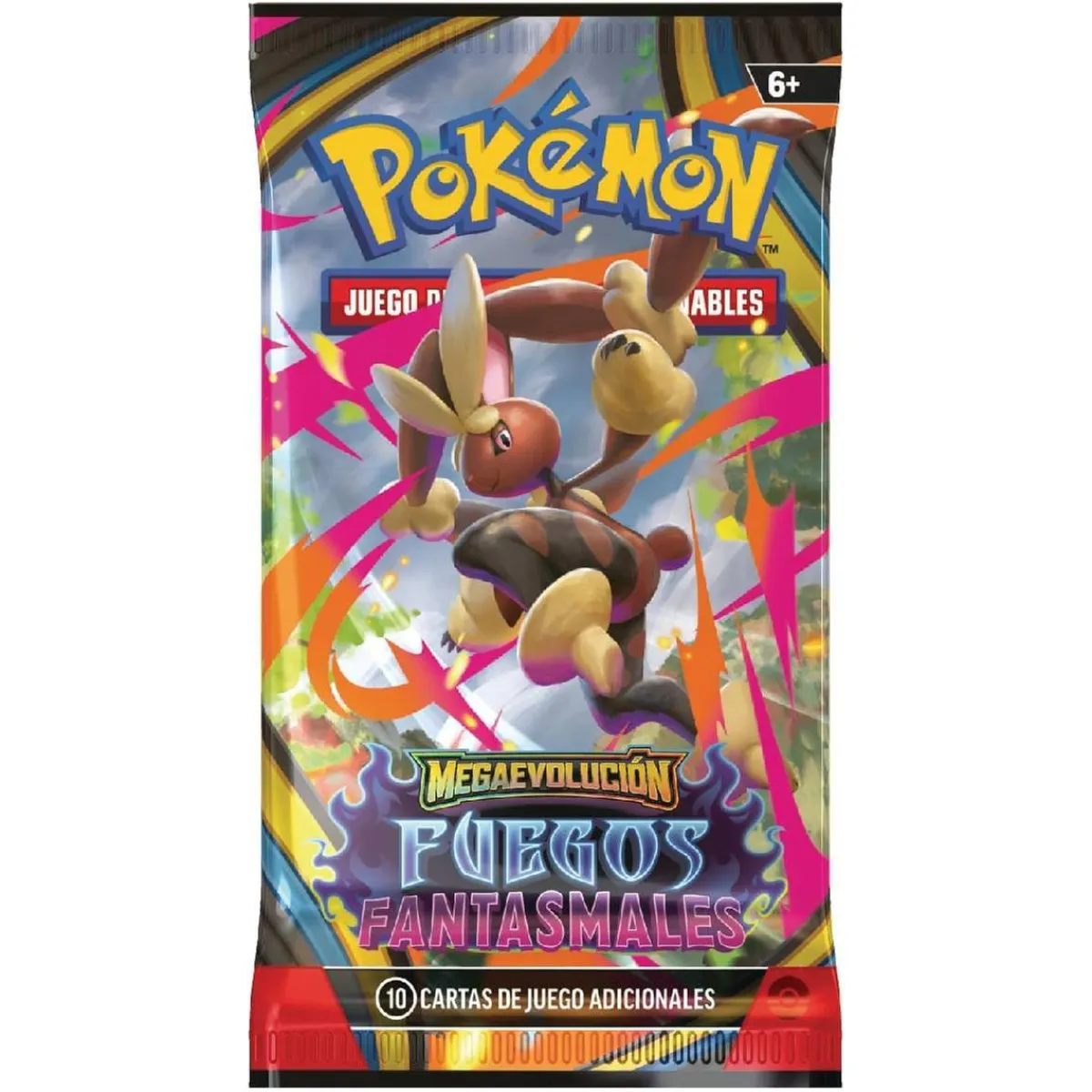 BANDAI Friki Zone|Juegos Y Puzzles*Pokémon - Megaevolución Fuegos Fantasmales - Sobre cartas coleccionables en español (Varios modelos)