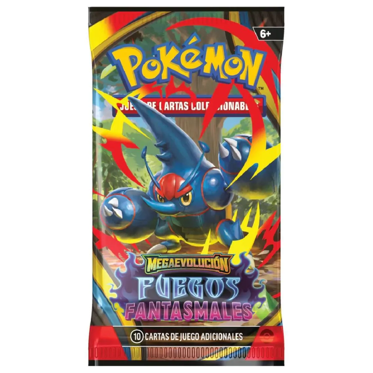 BANDAI Friki Zone|Juegos Y Puzzles*Pokémon - Megaevolución Fuegos Fantasmales - Sobre cartas coleccionables en español (Varios modelos)