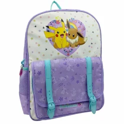 C Y P BRANDS Material Escolar*Pokémon - Mochila 42 cm adaptable a carro - Colección Flowers