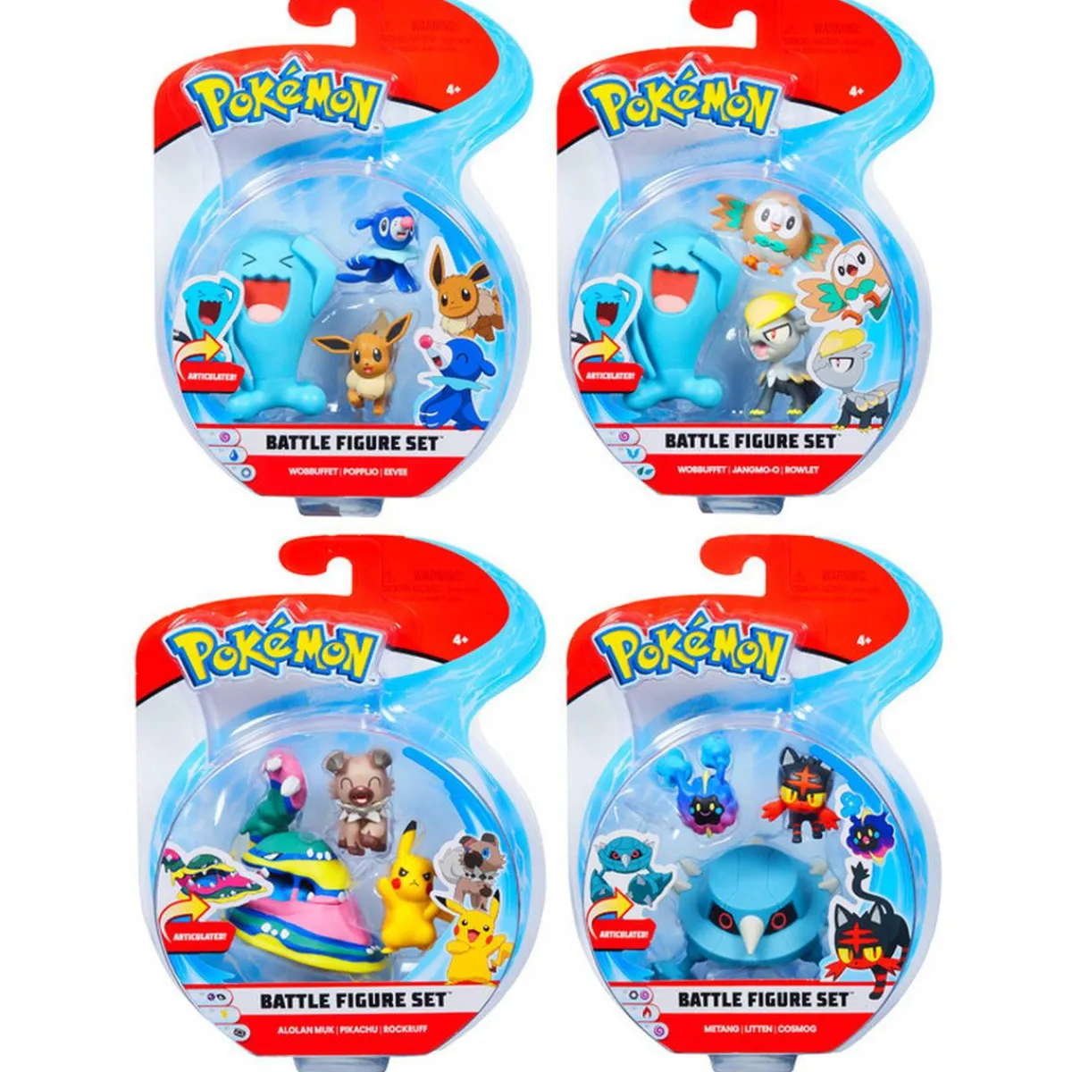 BIZAK Figuras De Acción*Pokémon - Multipack 3 Figuras (varios modelos)