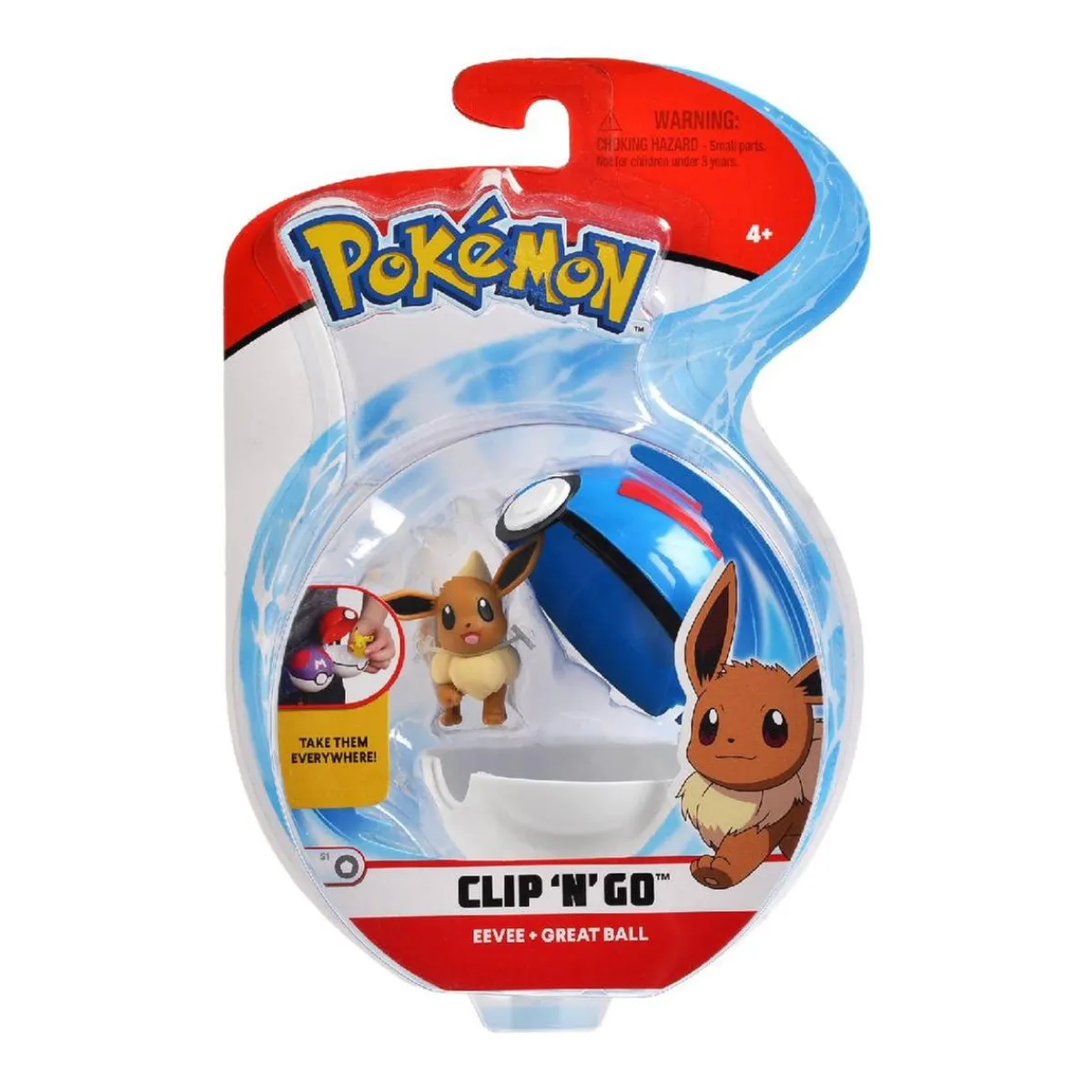 BIZAK Figuras De Acción*Pokémon - Poké Ball Clip N Go (varios modelos)