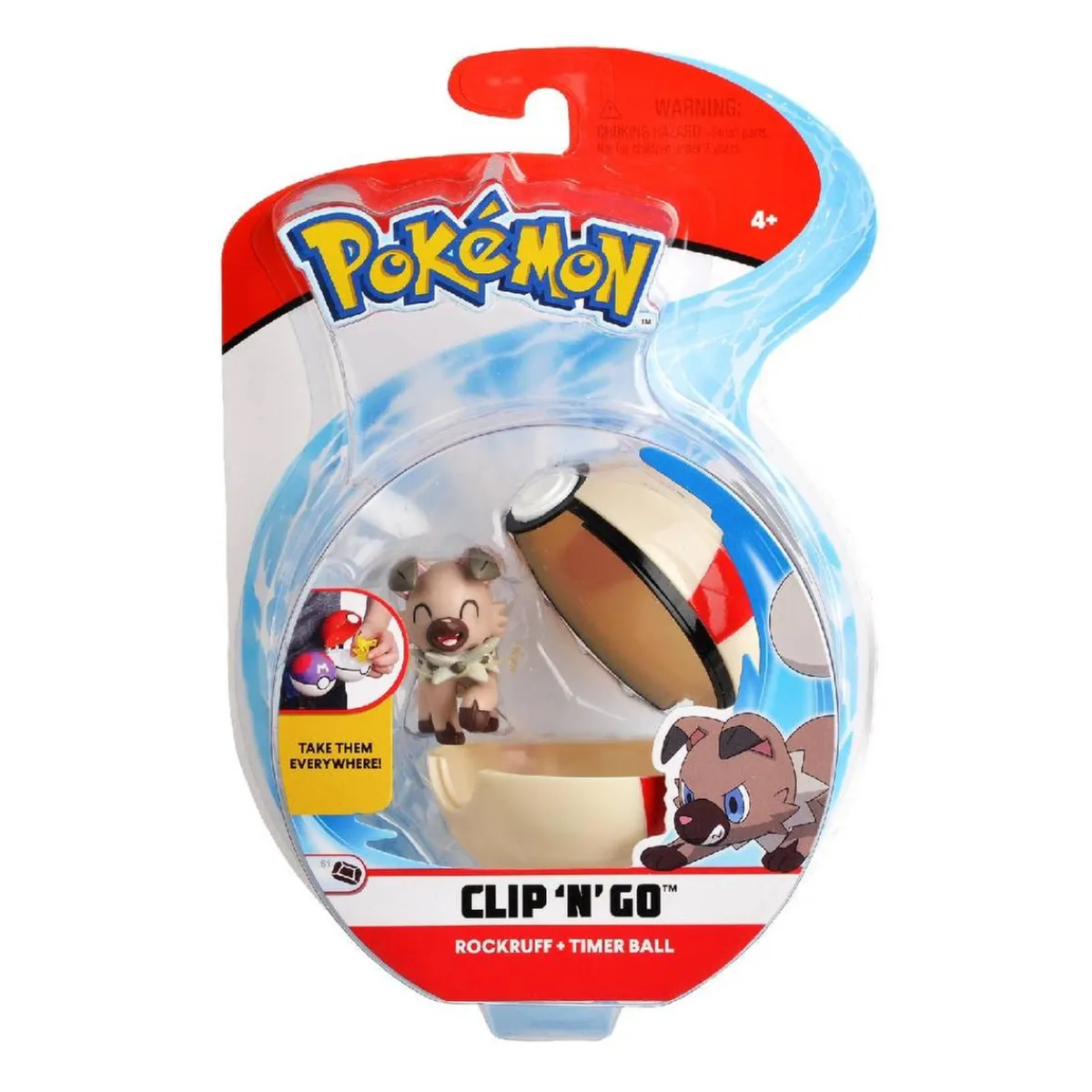 BIZAK Figuras De Acción*Pokémon - Poké Ball Clip N Go (varios modelos)
