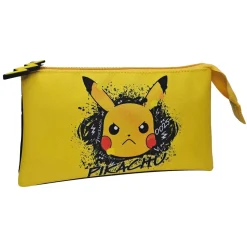 POKEMON Material Escolar*Pokémon - Portatodo triple - Skate Face