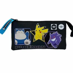 C Y P BRANDS Material Escolar*Pokémon - Portatodo triple - Colección Geo