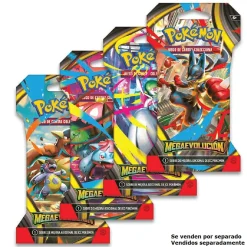 BANDAI Juegos Y Puzzles|Friki Zone*Pokémon - Sobre de cartas en blister Mega Evolución en español (Varios modelos)
