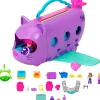 MATTEL Coleccionables Y Mini Mundos*Polly Pocket - Estuche de juego muñeca avión gatito