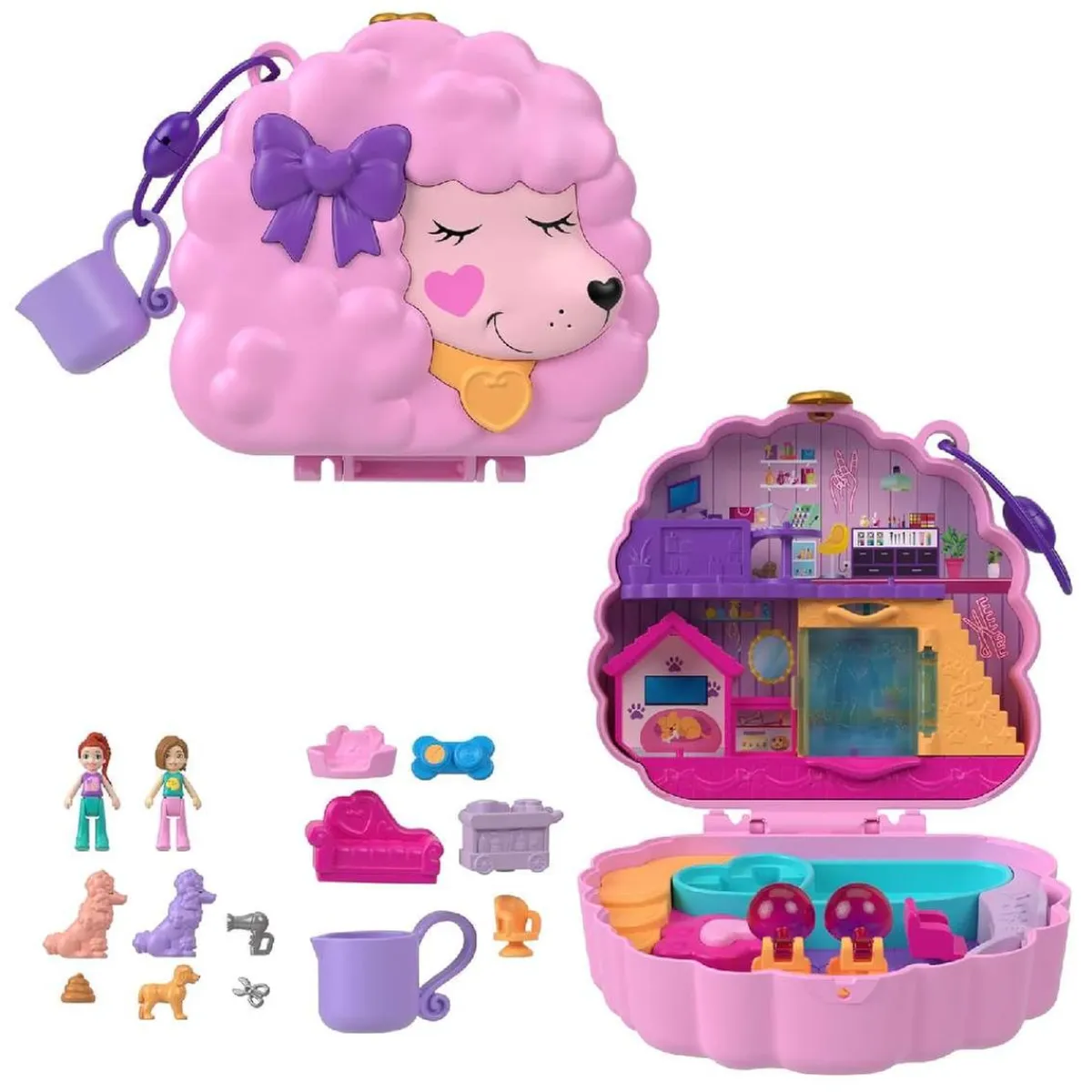 MATTEL Coleccionables Y Mini Mundos*Polly Pocket - Playset con 2 muñecas y accesorios (varios modelos)