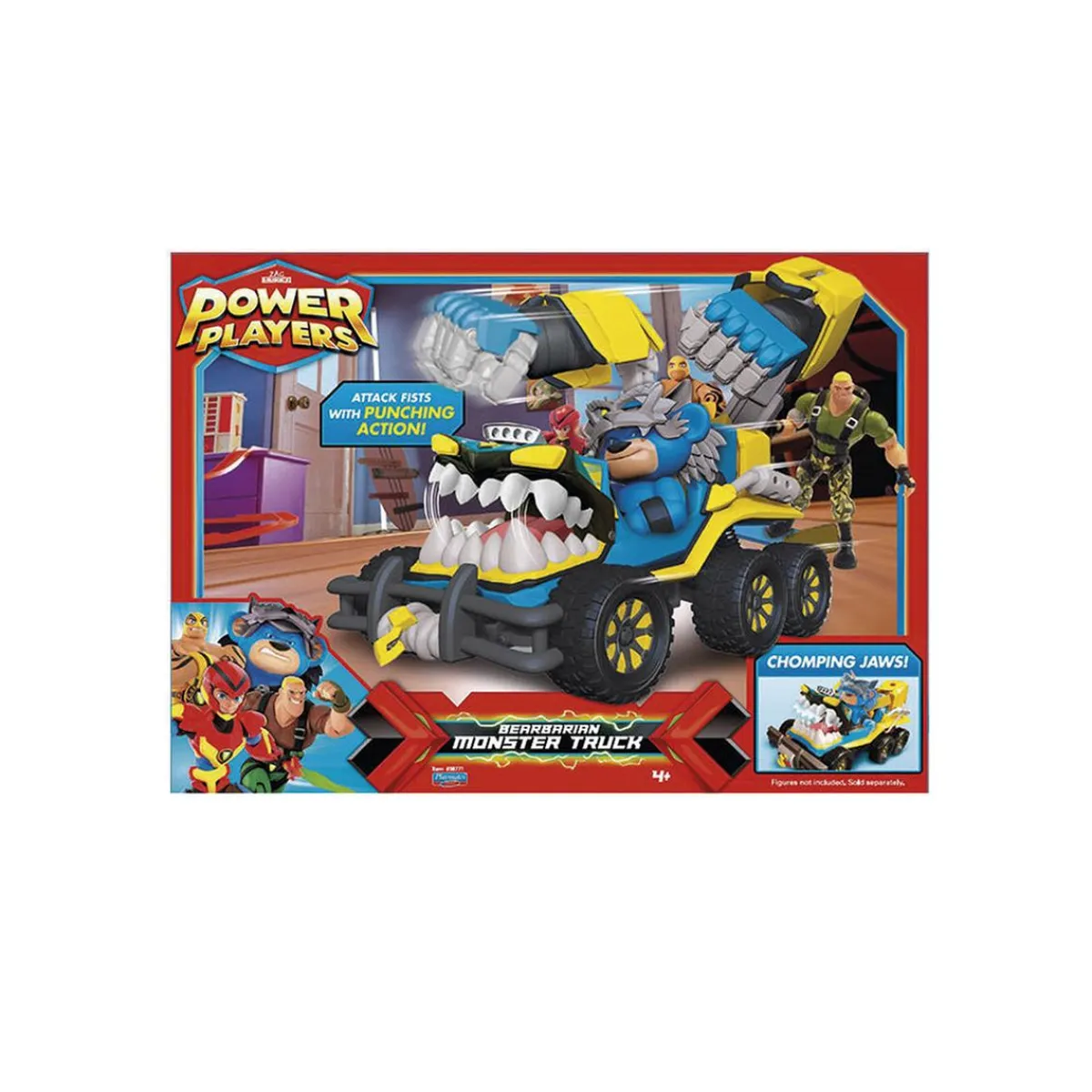 FAMOSA Figuras De Acción*Power Players - Bearbarian Monster Truck
