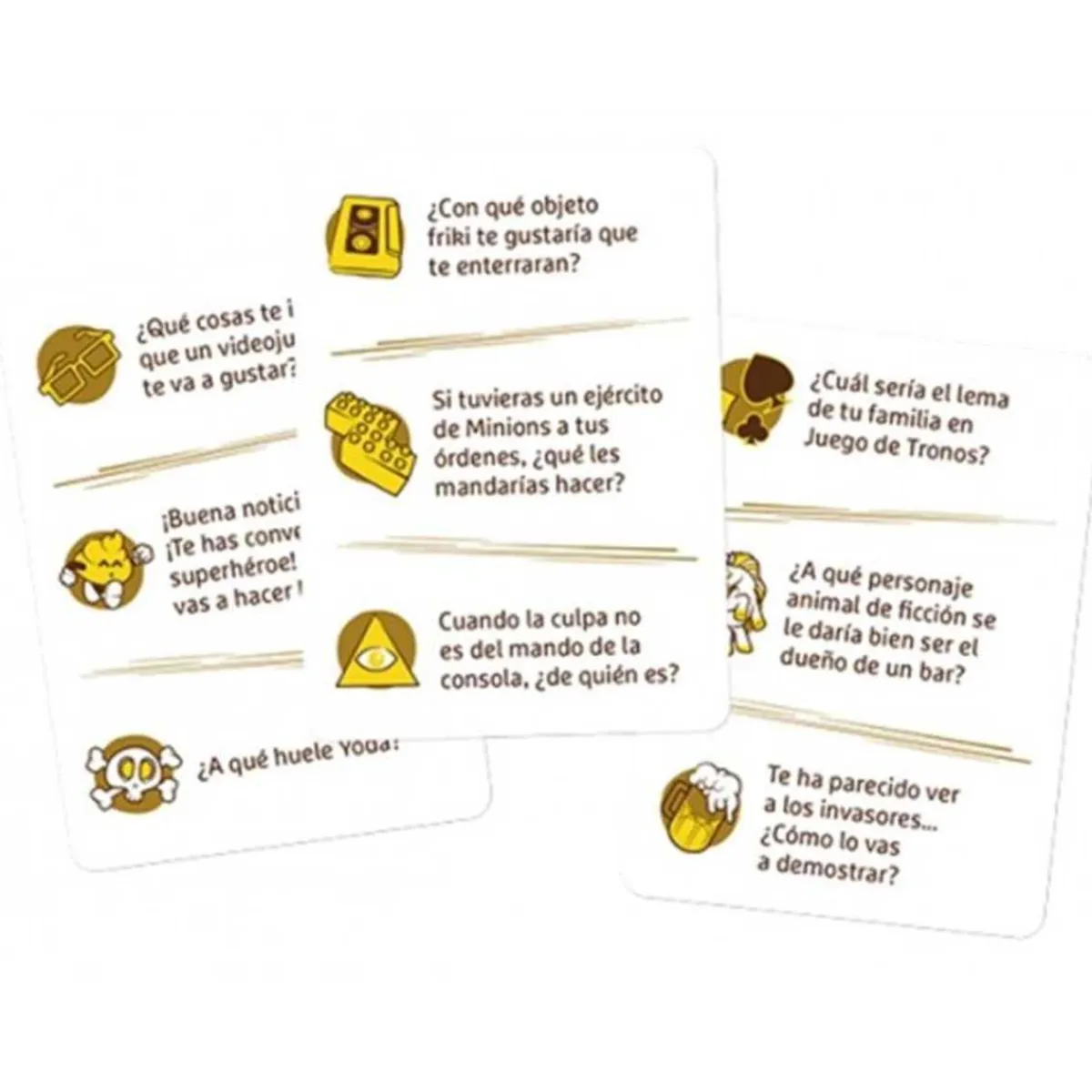 ASMODEE Friki Zone|Juegos Y Puzzles*Preguntas de mierda Friki - Juego de mesa