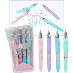 DEPESCHE Estilo De Vida*Princess Mimi - 4 bolígrafos de gel