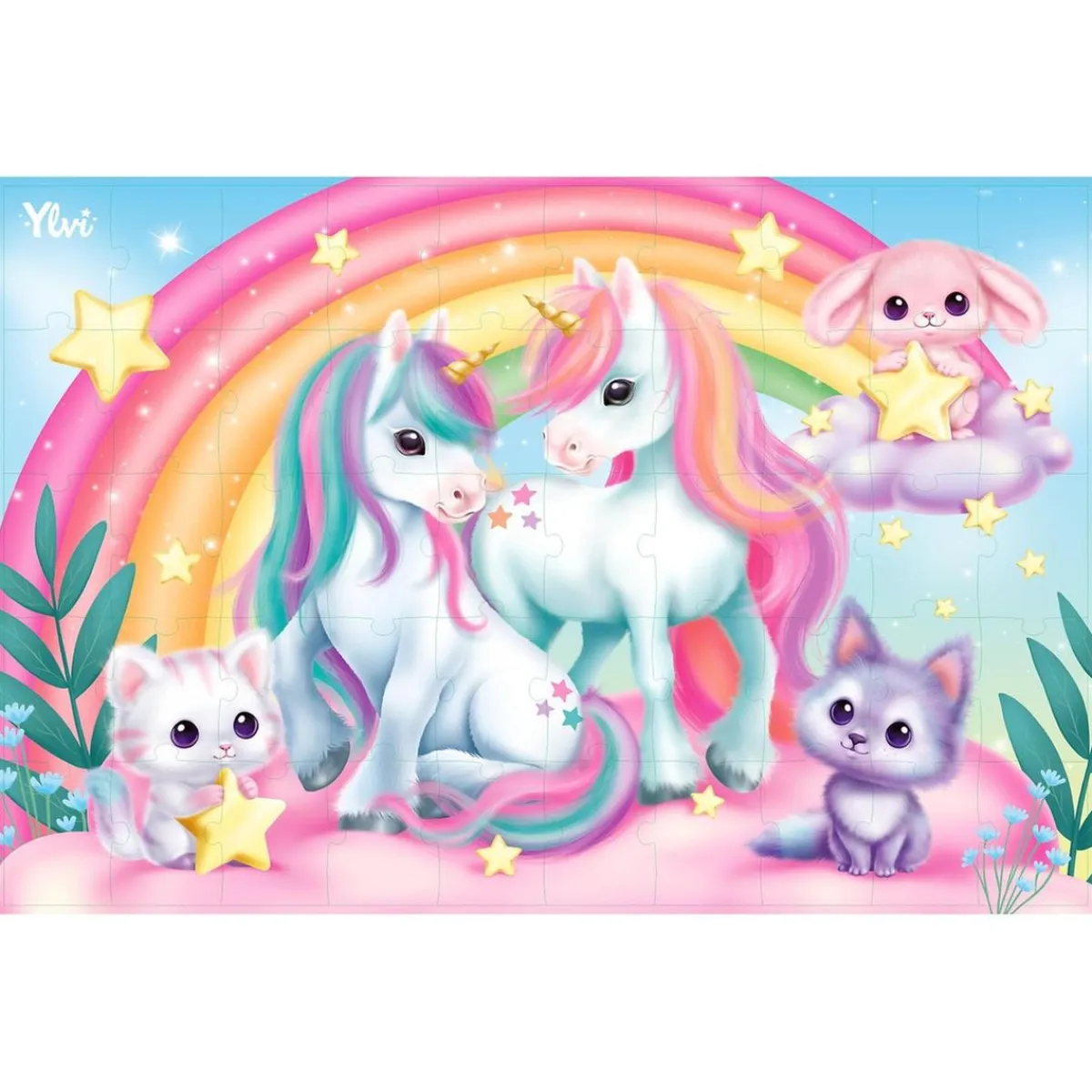 DEPESCHE Estilo De Vida*Puzzle 50 piezas Ylvi unicornio