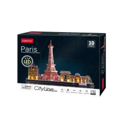 WORLD BRANDS Juegos Y Puzzles*Puzzle 3D City Line Led (Varios modelos)